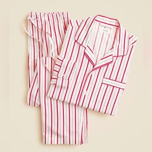 J. Crew Pajama set in cotton poplin